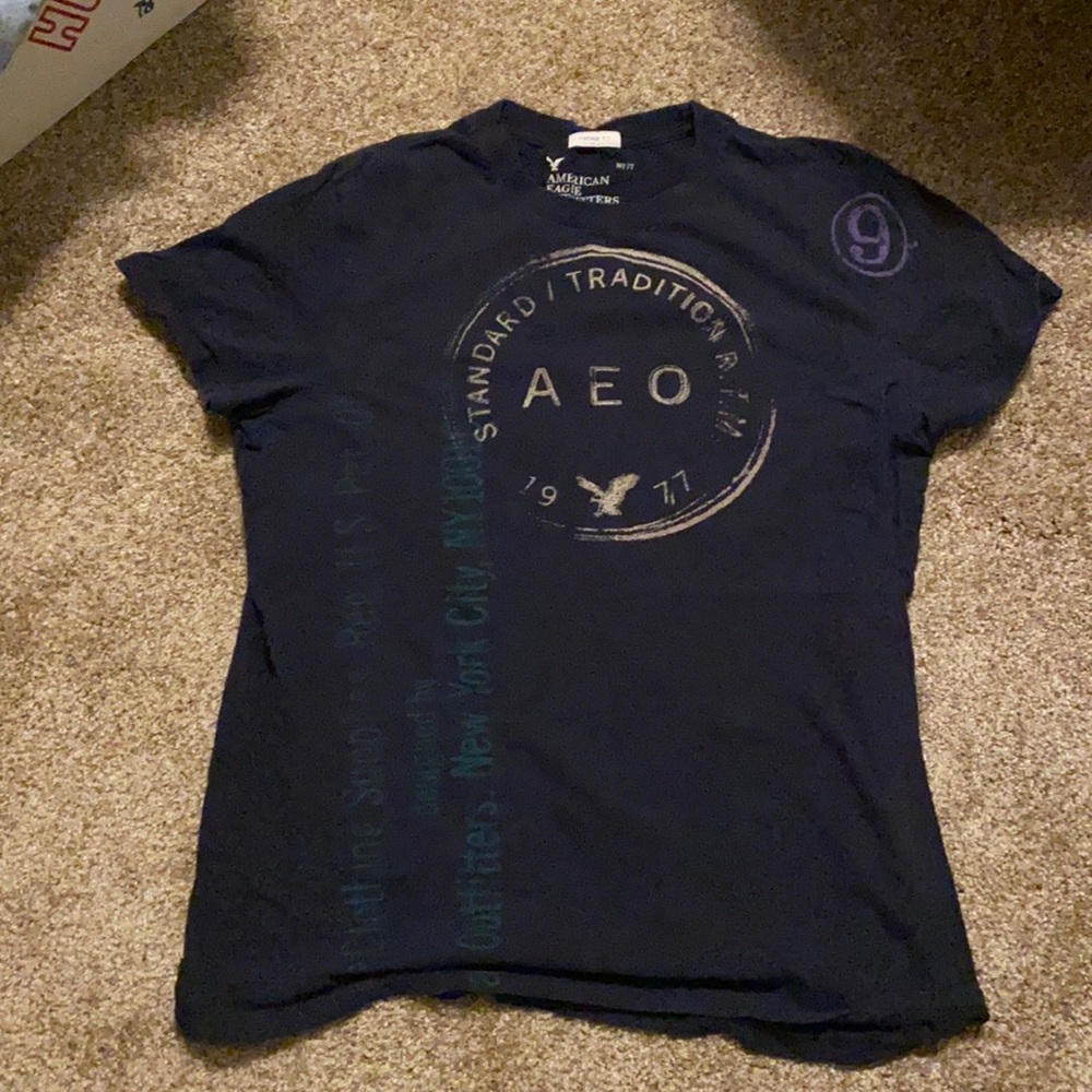 Blue American eagle T-shirt